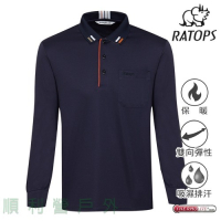瑞多仕RATOPS 男款THERMOLITE保暖排汗衣 暗夜藍 DB6031 中層衣 休閒服 OUTDOOR NICE