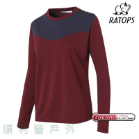 瑞多仕RATOPS 女款THERMOLITE保暖衣 DB6080 磚咖色 排汗保暖T恤 OUTDOOR NICE