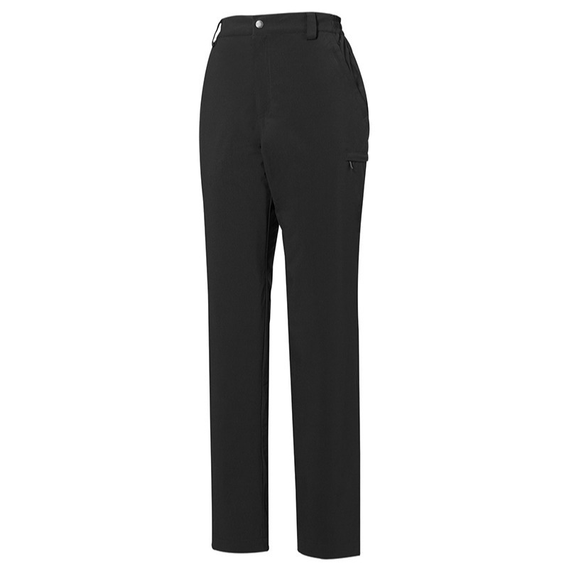 山林MOUNTNEER 中性彈性防風防潑水長褲 厚刷毛款 黑色 M12S15 雪褲 保暖褲 OUTDOOR NICE-細節圖2