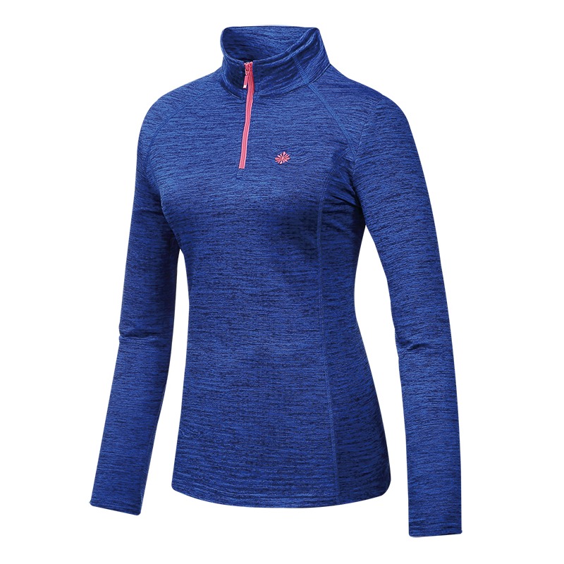 山林MOUNTNEER 女款雲彩針織保暖上衣 22P16 藍色 刷毛衣 保暖衣 中層衣 運動 OUTDOOR NICE-細節圖2