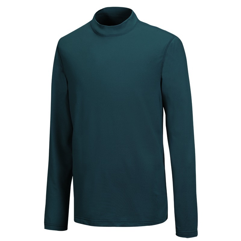 山林MOUNTNEER 男款遠紅外線保暖衣 海藍色 32K61 立領 衛生衣 內衣 發熱衣 OUTDOOR NICE-細節圖2