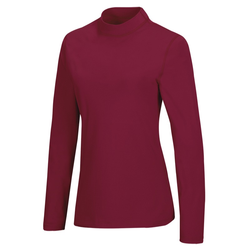 山林MOUNTNEER 女款遠紅外線保暖衣 紫紅色 32K62 衛生衣 立領 內衣 發熱衣 OUTDOOR NICE-細節圖2