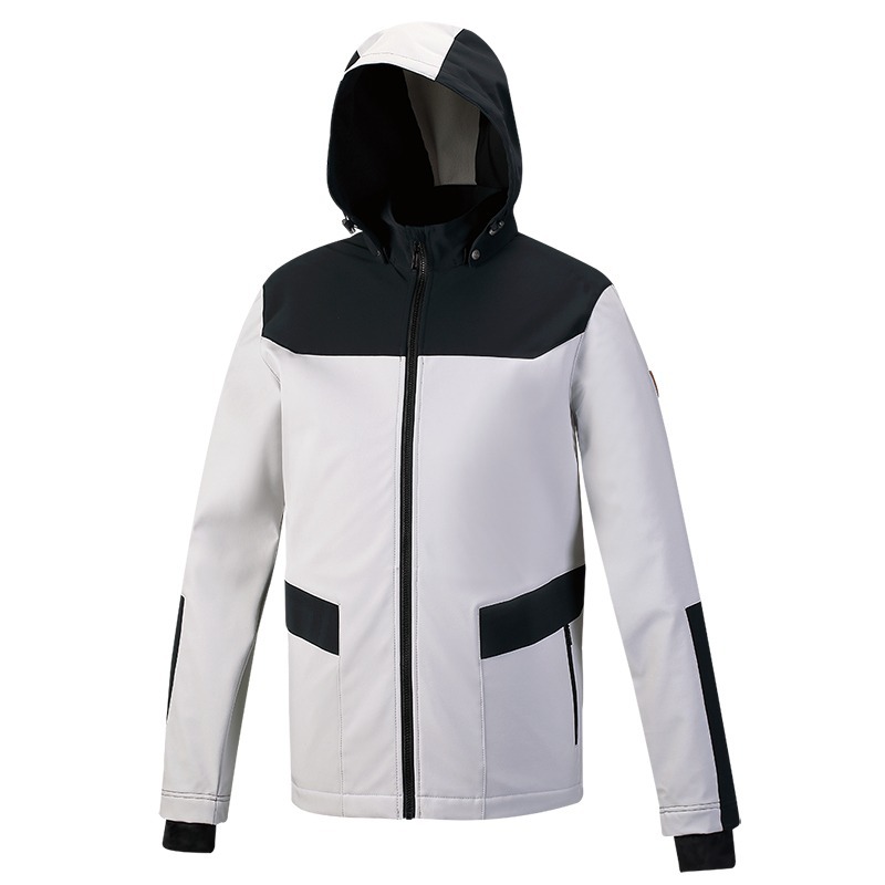 山林MOUNTNEER 男款輕量防風 SOFT SHELL外套 42J09 石頭灰 軟殼外套 OUTDOOR NICE-細節圖2