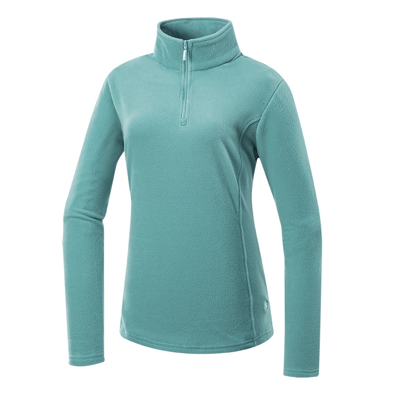 山林MOUNTNEER 女款刷毛保暖上衣 52F02 碧綠 厚刷毛上衣 中層衣 蓄熱保暖 OUTDOOR NICE-細節圖2