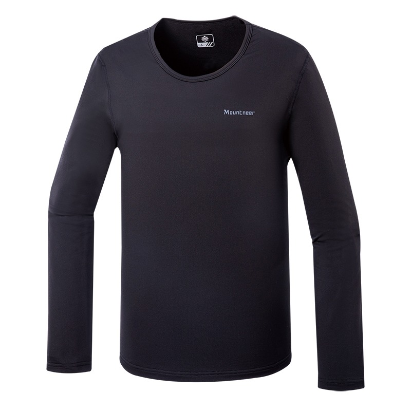 山林MOUNTNEER 男款Polygiene抗菌保暖衣 52K01 黑色 衛生衣 吸濕排汗 OUTDOOR NICE-細節圖2