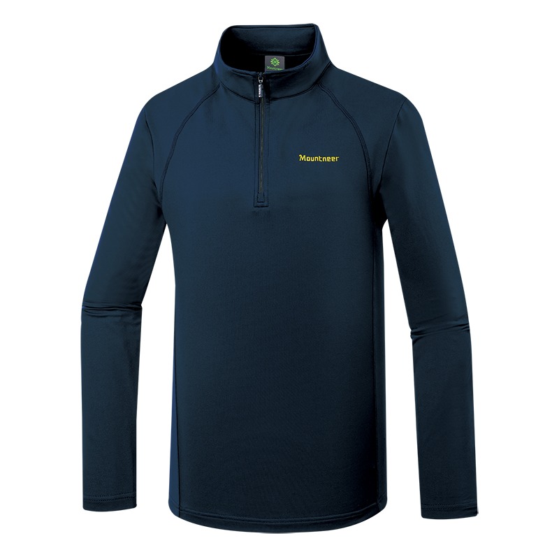 山林MOUNTNEER 男款Polygiene抗菌保暖衣 52P11 丈青 中層衣 吸濕排汗 OUTDOOR NICE-細節圖2