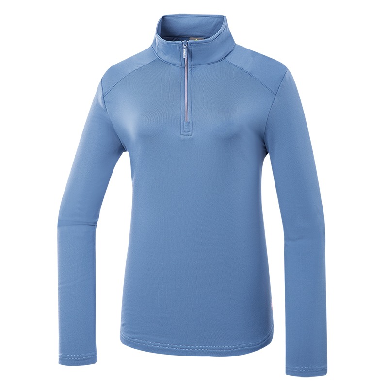 山林MOUNTNEER 女款Polygiene抗菌保暖衣 52P12 藍紫 中層衣 吸濕排汗 OUTDOOR NICE-細節圖2