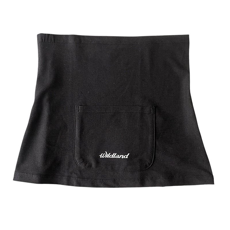 荒野WILDLAND 中性雙色超彈保暖肚圍 W2699 黑色 肚兜 肚圍 可放暖暖包 OUTDOOR NICE-細節圖2