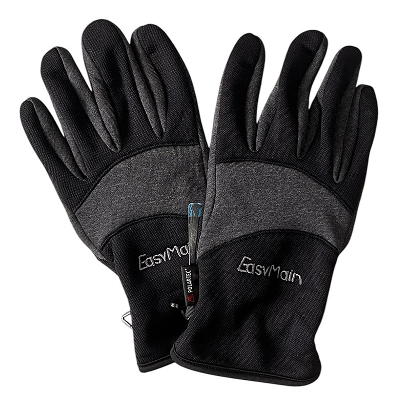 衣力美EASYMAIN 男款專業級排汗保暖手套 觸控型 AE00081 觸控手套 高彈性 快乾 OUTDOOR NICE-細節圖3