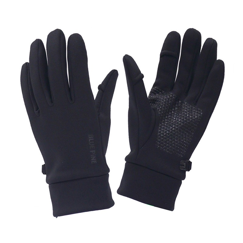 青松 BLUE PiNE 中性翻指彈性保暖手套 B24605 M-XL 機車手套 觸控手套  OUTDOOR NICE-細節圖2