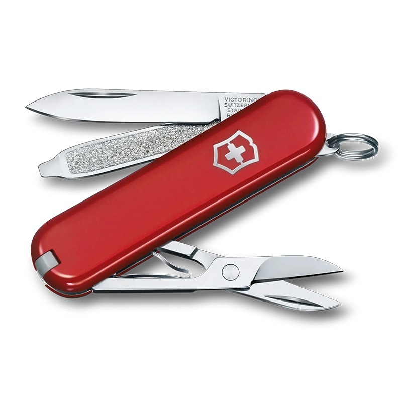 瑞士維氏 VICTORINOX 經典款7功能 58mm 瑞士刀 紅色 0.6223 OUTDOOR NICE-細節圖2