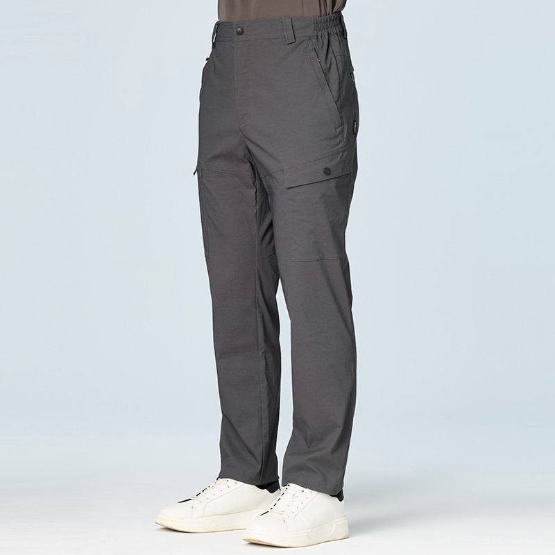 荒野WILDLAND 男款彈性CORDURA四季款機能褲 0B22326 煙灰色 耐磨長褲 OUTDOOR NICE-細節圖2