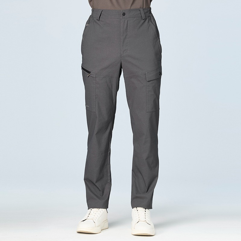 荒野WILDLAND 男款彈性CORDURA四季款機能褲 0B22326 煙灰色 耐磨長褲 OUTDOOR NICE-細節圖3