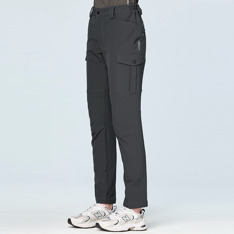 荒野WILDLAND 女款彈性保暖機能多袋工裝褲 0B22317 忘憂森林 多口袋褲 保暖長褲 OUTDOOR NICE-細節圖2