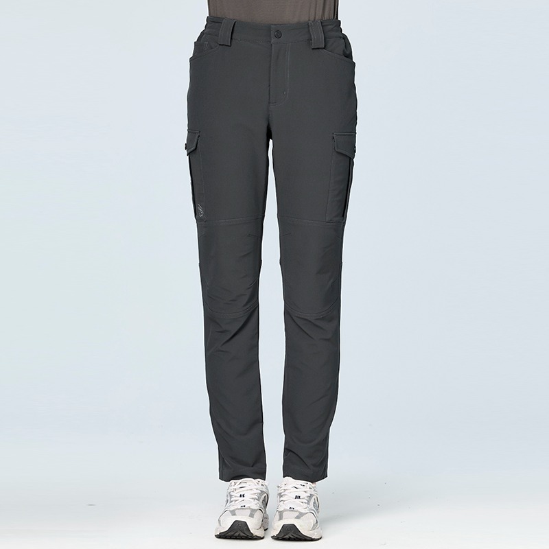 荒野WILDLAND 女款彈性保暖機能多袋工裝褲 0B22317 忘憂森林 多口袋褲 保暖長褲 OUTDOOR NICE-細節圖3