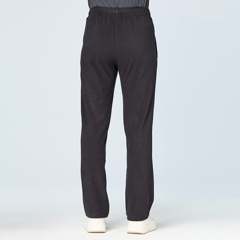 荒野WILDLAND 男款彈性PILE刷毛保暖長褲 W2536 黑色 刷毛褲 居家褲 雙刷長褲 OUTDOOR NICE-細節圖4