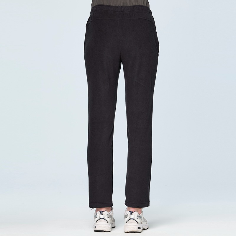 荒野WILDLAND 女款彈性PILE刷毛保暖長褲 W2535 黑色 刷毛褲 居家褲 雙刷長褲 OUTDOOR NICE-細節圖4