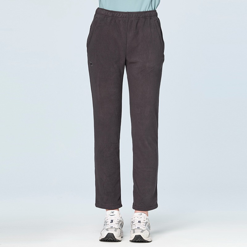 荒野WILDLAND 女款彈性PILE刷毛保暖長褲 W2535 深霧灰 居家褲 雙刷長褲 OUTDOOR NICE-細節圖2