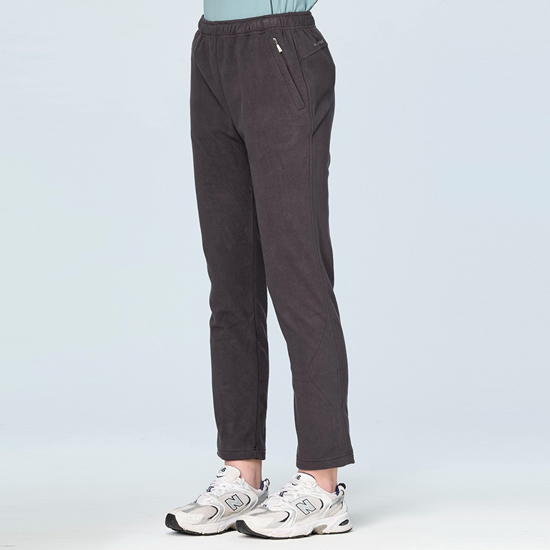 荒野WILDLAND 女款彈性PILE刷毛保暖長褲 W2535 深霧灰 居家褲 雙刷長褲 OUTDOOR NICE-細節圖3