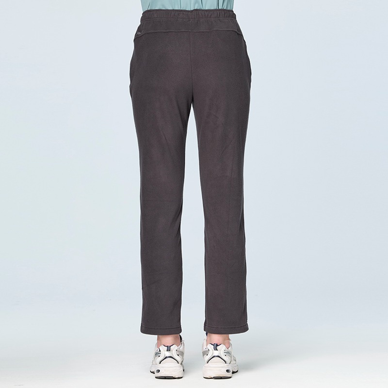 荒野WILDLAND 女款彈性PILE刷毛保暖長褲 W2535 深霧灰 居家褲 雙刷長褲 OUTDOOR NICE-細節圖4