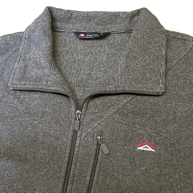 衣力美EASYMAIN 男款輕暖排汗休閒衫 SE21075 灰色 POLARTEC 輕量保暖 OUTDOOR NICE-細節圖3