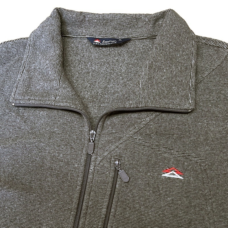 衣力美EASYMAIN 男款輕暖排汗休閒衫 SE21075 灰色 POLARTEC 輕量保暖 OUTDOOR NICE-細節圖3