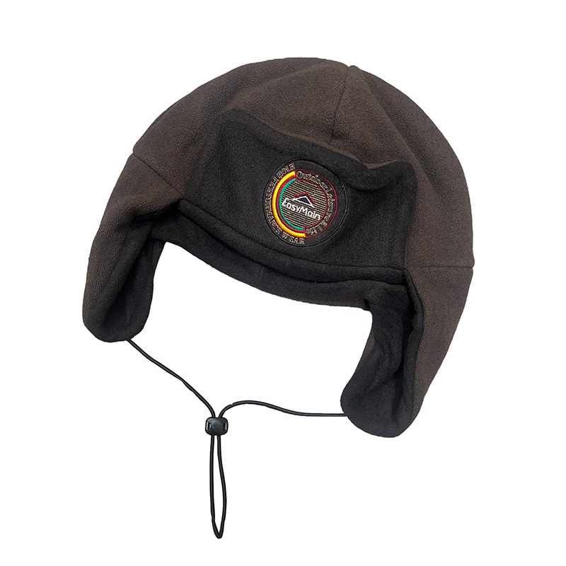 衣力美EASYMAIN 抗風輕暖高所帽 H09019 深可可 POLARTEC WIND OUTDOOR NICE-細節圖5