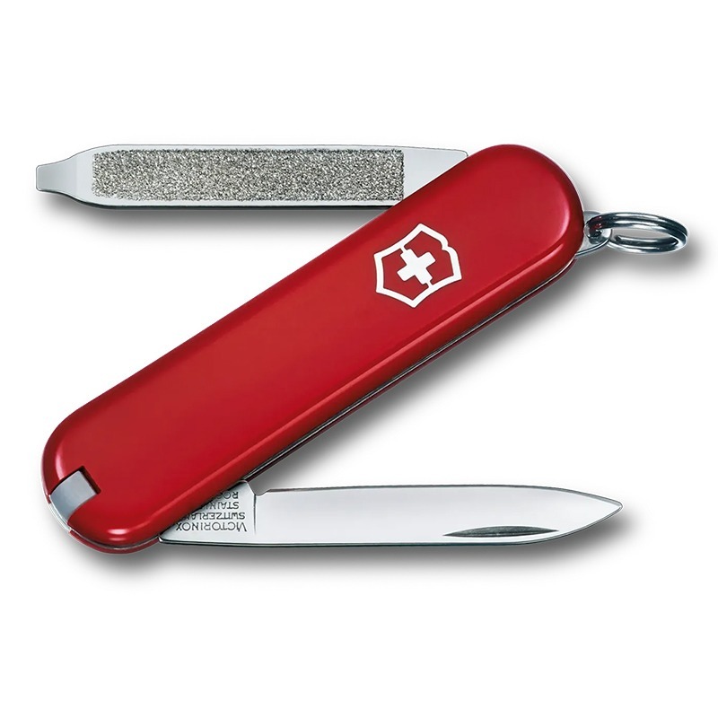 瑞士維氏 VICTORINOX Escort 6用瑞士刀 0.6123 紅色 58mm OUTDOOR NICE-細節圖2