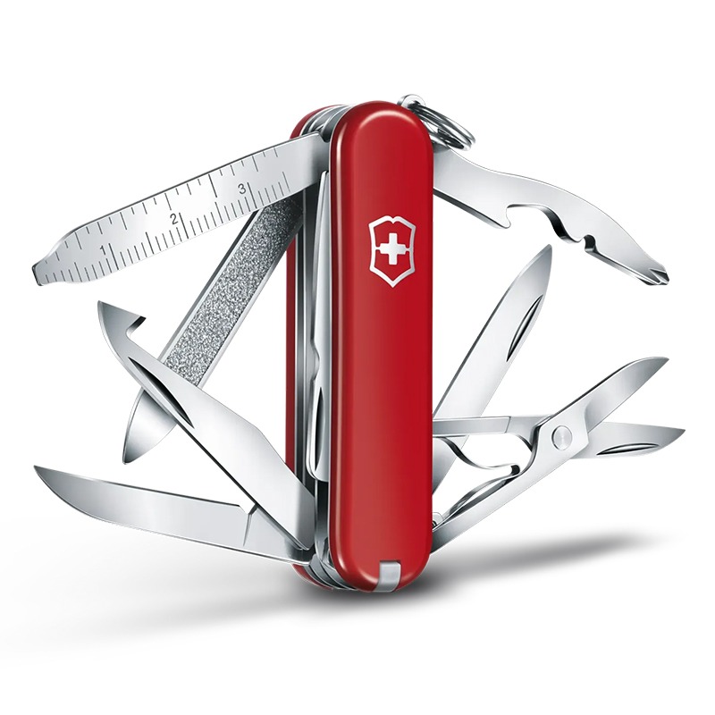 瑞士維氏 VICTORINOX Mini Champ 18用瑞士刀 0.6385 紅色  OUTDOOR NICE-細節圖3