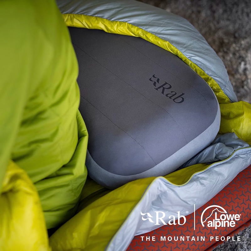 Rab Stratosphere Pillow 輕量舒適充氣枕頭 石墨灰 收納枕 50D枕頭 OUTDOOR NICE-細節圖2