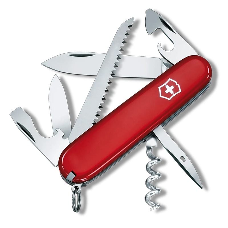 瑞士維氏 VICTORINOX Camper 13用瑞士刀 1.3613 紅色  OUTDOOR NICE-細節圖2