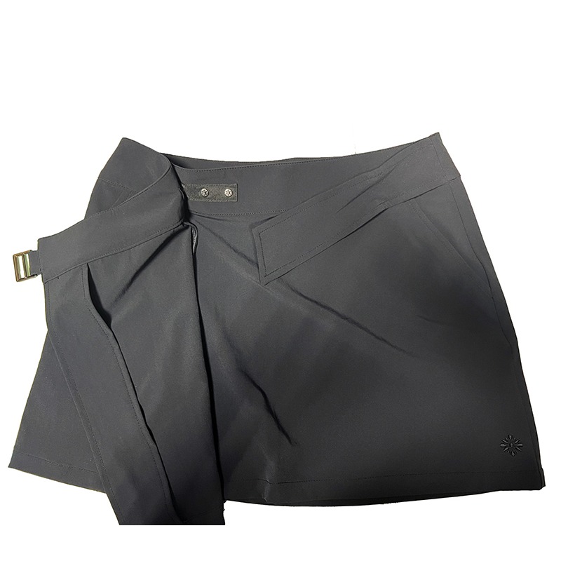 山林MOUNTNEER 女款抗UV一片裙 41S42 黑色 登山一片裙 吸濕 排汗 UPF50 OUTDOOR NICE-細節圖4