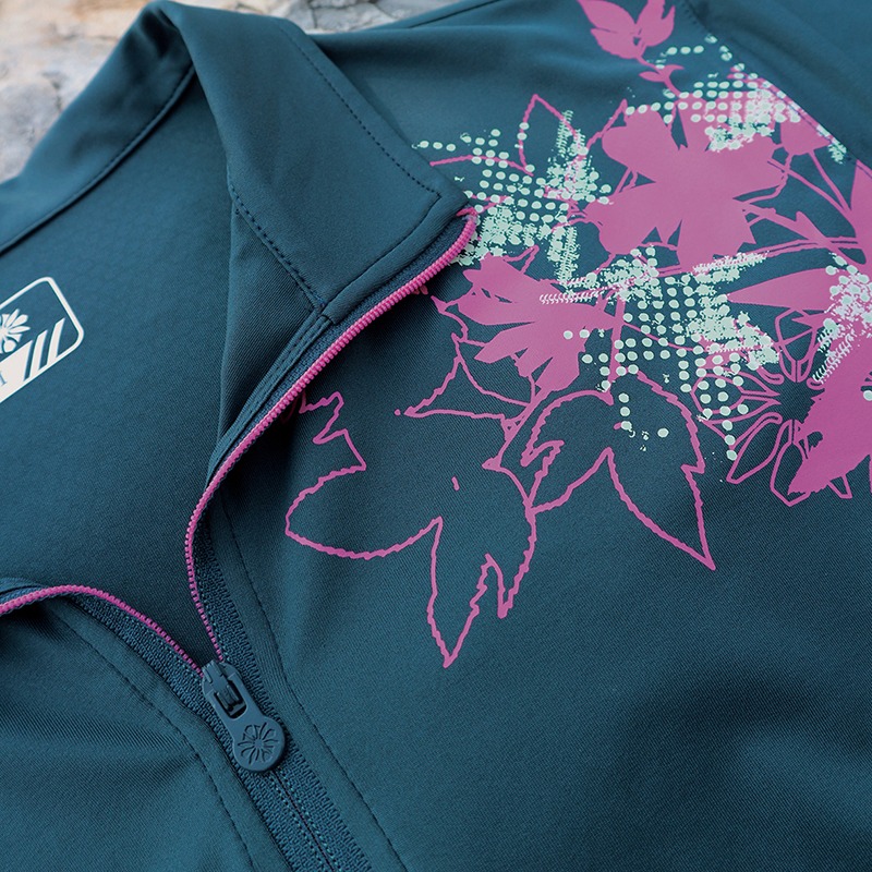 山林MOUNTNEER 女款木醣醇涼感上衣 51P32 深灰綠 排汗衣 涼感POLO衫 團體服 OUTDOOR NICE-細節圖3