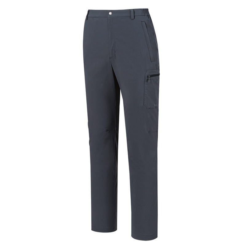 山林MOUNTNEER 男款彈性抗UV防蚊長褲 51S21 灰藍 排汗長褲 機能褲 登山露營 OUTDOOR NICE-細節圖2