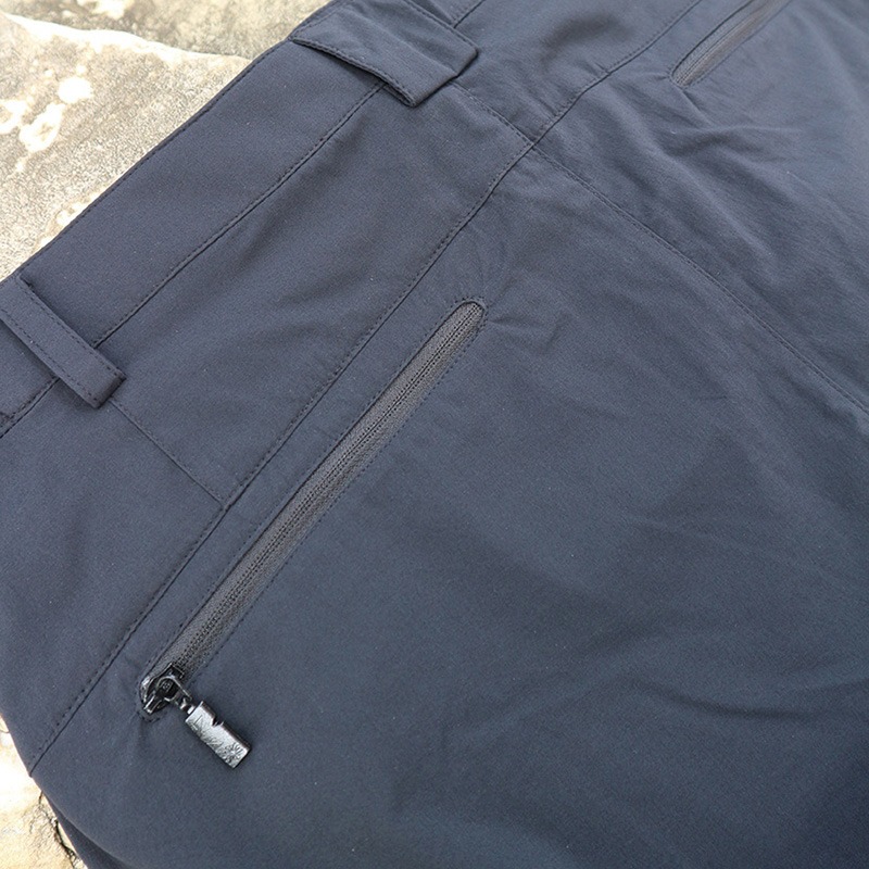 山林MOUNTNEER 男款彈性抗UV防蚊長褲 51S21 灰藍 排汗長褲 機能褲 登山露營 OUTDOOR NICE-細節圖4