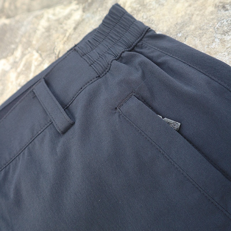 山林MOUNTNEER 男款彈性抗UV防蚊長褲 51S21 灰藍 排汗長褲 機能褲 登山露營 OUTDOOR NICE-細節圖5