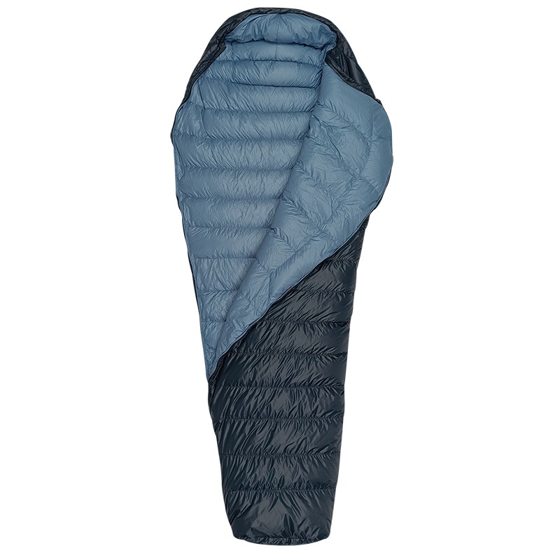 山林 800FP美國Allied鵝絨300g睡袋 12M05 黑/灰 鵝絨睡袋 四季睡袋 OUTDOOR NICE-規格圖3
