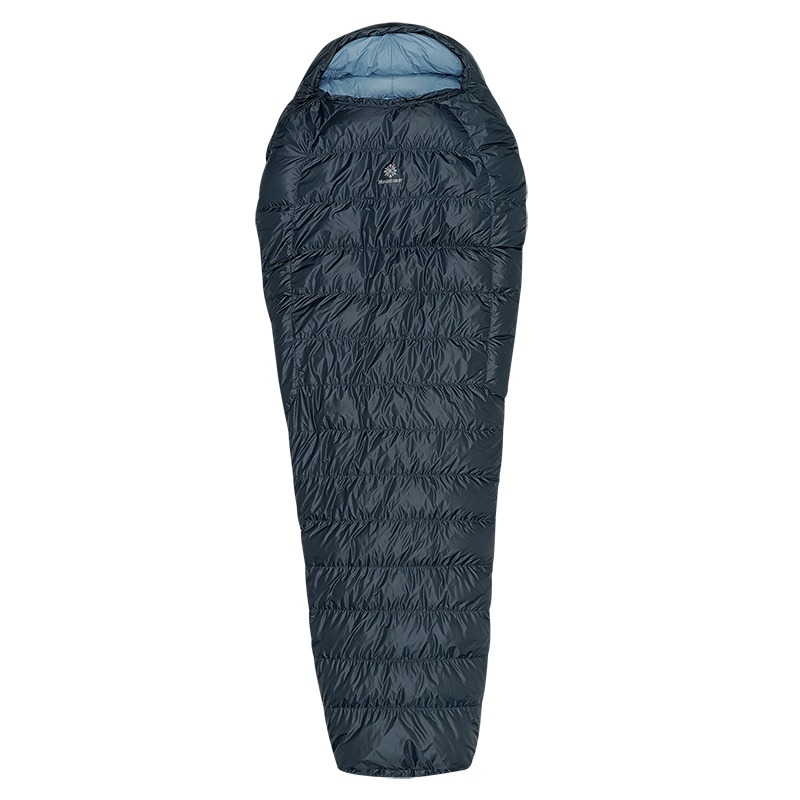 山林 800FP美國Allied鵝絨300g睡袋 12M05 丈青/藍 鵝絨睡袋 四季睡袋 OUTDOOR NICE-細節圖3