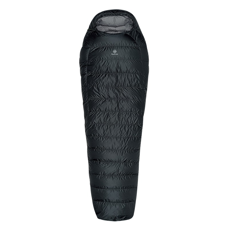 山林 800FP美國Allied鵝絨500g睡袋 12M06 黑/灰 鵝絨睡袋 冬季睡袋 OUTDOOR NICE-細節圖3