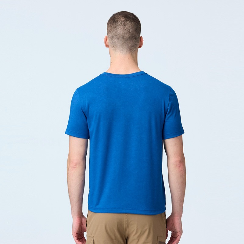 荒野WILDLAND 男款wildland-20周年經典紀念T 0B21612 水手藍 排汗衣 OUTDOOR NICE-細節圖4