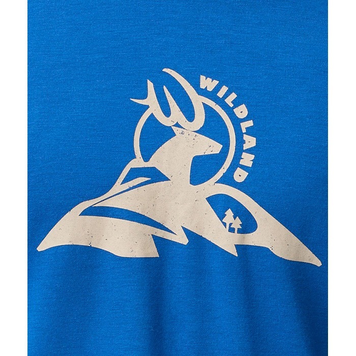 荒野WILDLAND 男款wildland-20周年經典紀念T 0B21612 水手藍 排汗衣 OUTDOOR NICE-細節圖5