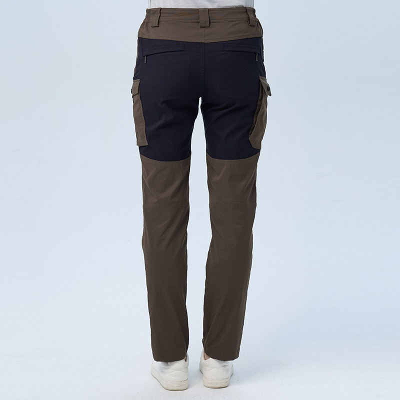 荒野 WILDLAND 女款彈性抗UV多袋拼接工裝褲 0B21315 摩卡色 排汗快乾 登山褲 OUTDOOR NICE-細節圖3