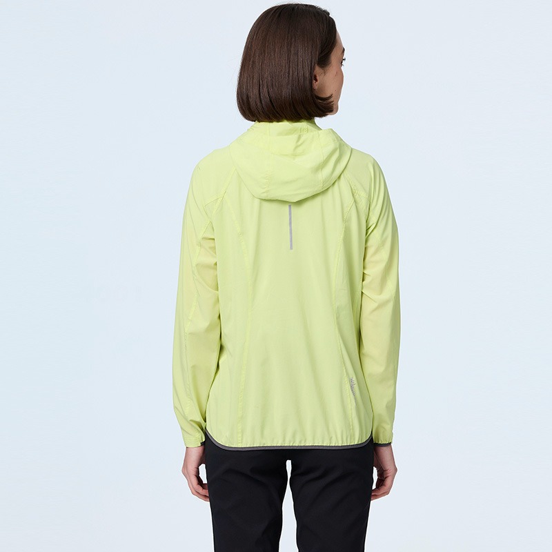 荒野WILDLAND 女款彈性冰絲涼感抗UV機能外套 0B21905 琉瑙黃 涼感外套 防曬 OUTDOOR NICE-細節圖4
