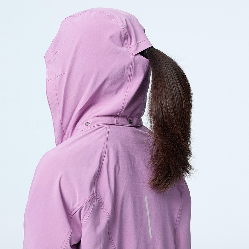 荒野WILDLAND 女款彈性冰絲涼感抗UV機能外套 0B21905 粉紫 涼感外套 防曬 OUTDOOR NICE-細節圖5