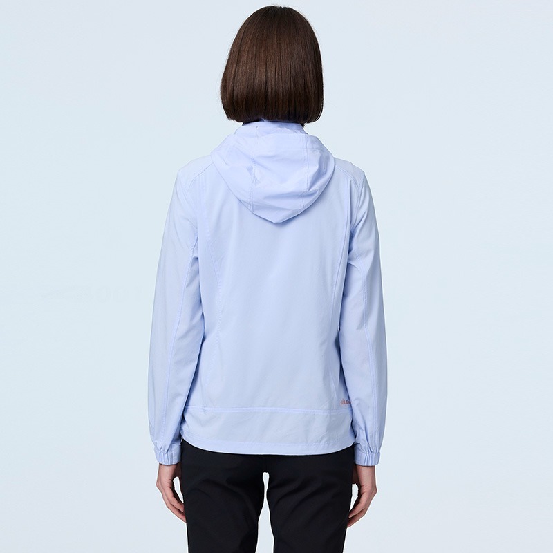 荒野WILDLAND 女款彈性冰絲涼感抗UV機能外套 0B21921 水藍色 涼感外套 防曬 OUTDOOR NICE-細節圖4