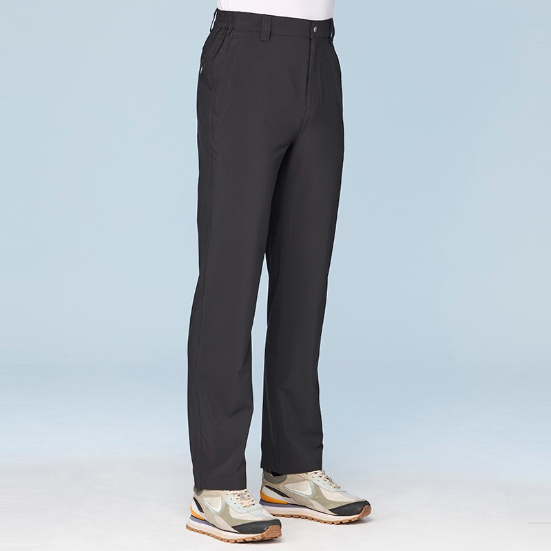 荒野 WILDLAND 男款四彈吸排抗UV商旅機能褲 S1302 黑色 西裝褲 上班褲 排汗褲 OUTDOOR NICE-細節圖2