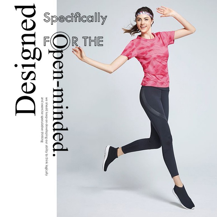 名典 Spar 女款蜂動排汗T恤 SA1086101 亮桔色 圓領T恤 排汗衣 涼感衣 OUTDOOR NICE-細節圖2