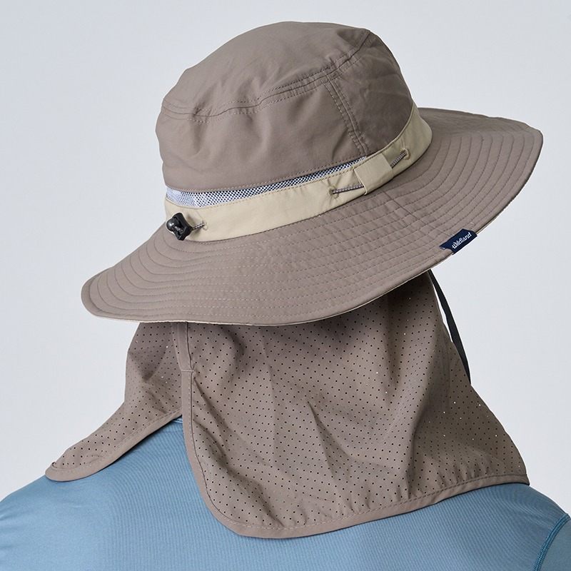 荒野 WILDLAND 中性抗UV調節式遮陽帽 WH1033 栗松溫泉 圓盤帽 漁夫帽 防曬帽 OUDTOOR NICE-細節圖3