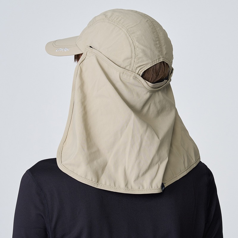 荒野 WILDLAND 中性抗UV多功能遮陽棒球帽 WH1031 卡其 遮陽帽 防曬帽 OUDTOOR NICE-細節圖3