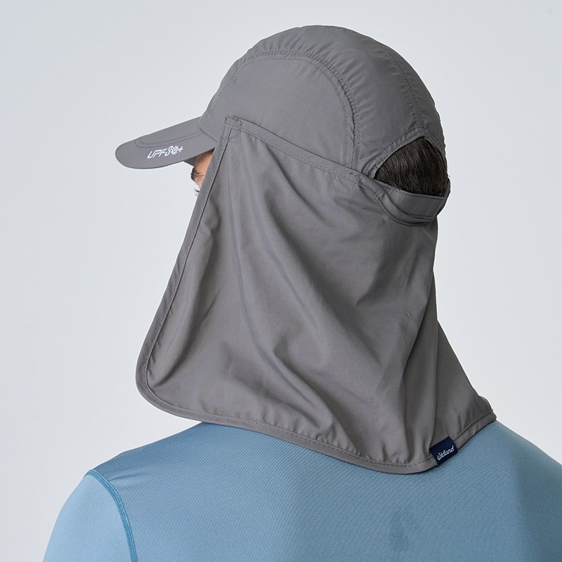 荒野 WILDLAND 中性抗UV多功能遮陽棒球帽 WH1031 深卡灰 遮陽帽 防曬帽 OUDTOOR NICE-細節圖4